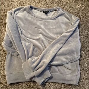 Express velour sweater
